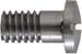 Mainspring screw for 1746 Willets ~ First Model Brown Bess, 8-32 thread